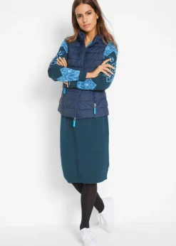 Best Vestido de punto con estampado invernal Mujer Vestidos|Ropa De Punto