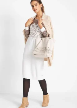 New Vestido de punto con estampado invernal Mujer Vestidos|Ropa De Punto