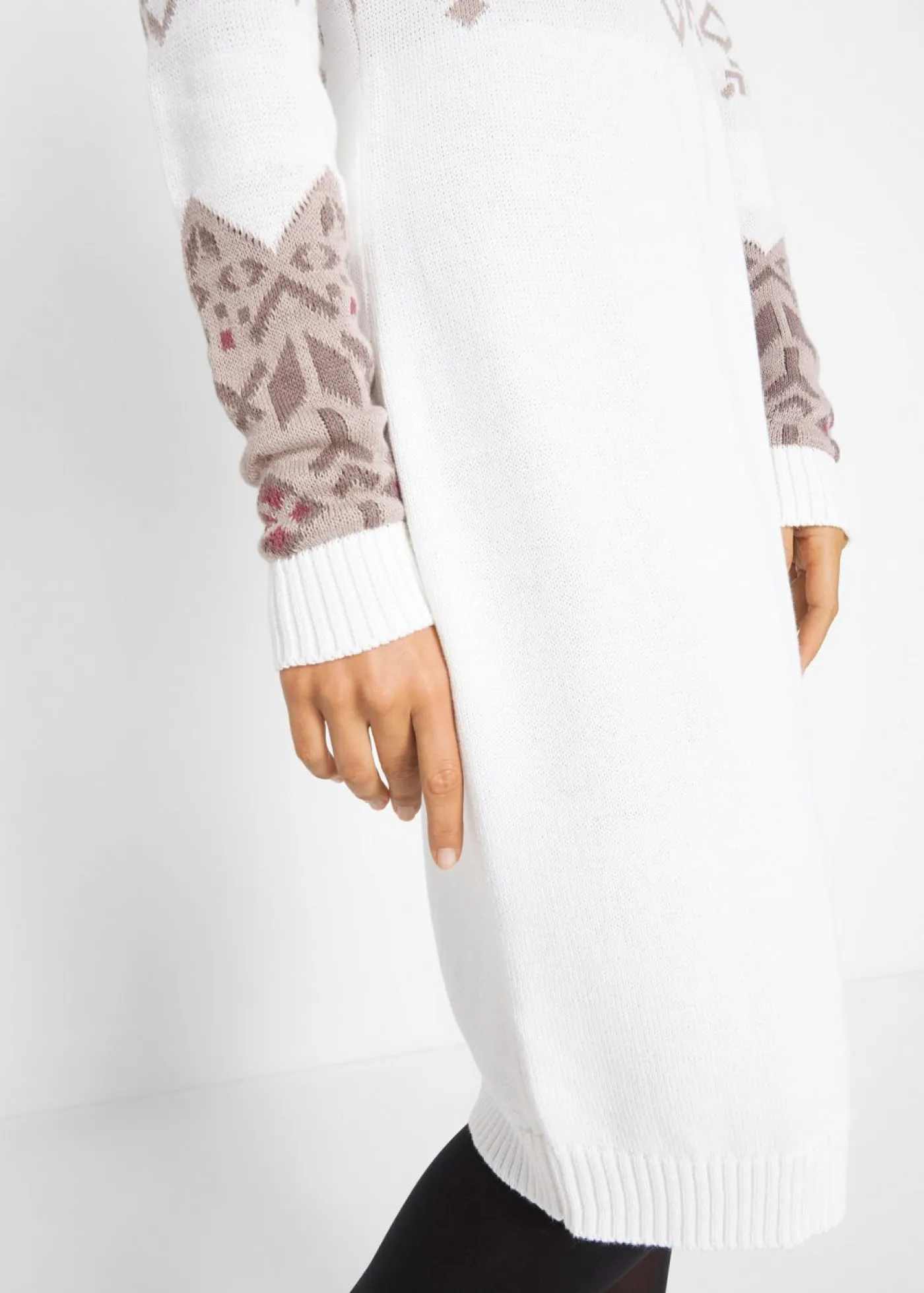 New Vestido de punto con estampado invernal Mujer Vestidos|Ropa De Punto