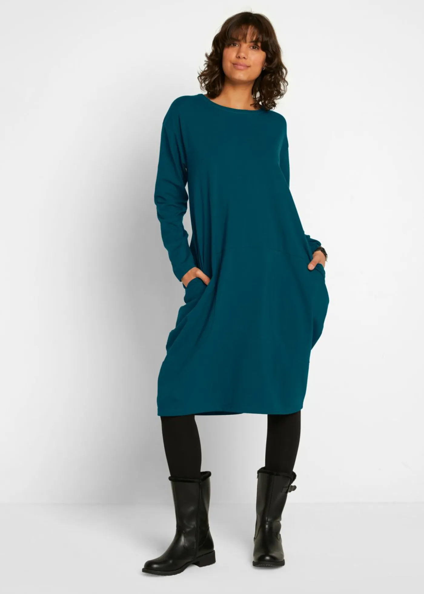 Discount Vestido de punto con forma en O Mujer Vestidos