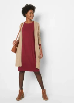 Hot Vestido de punto con forma en O Mujer Vestidos