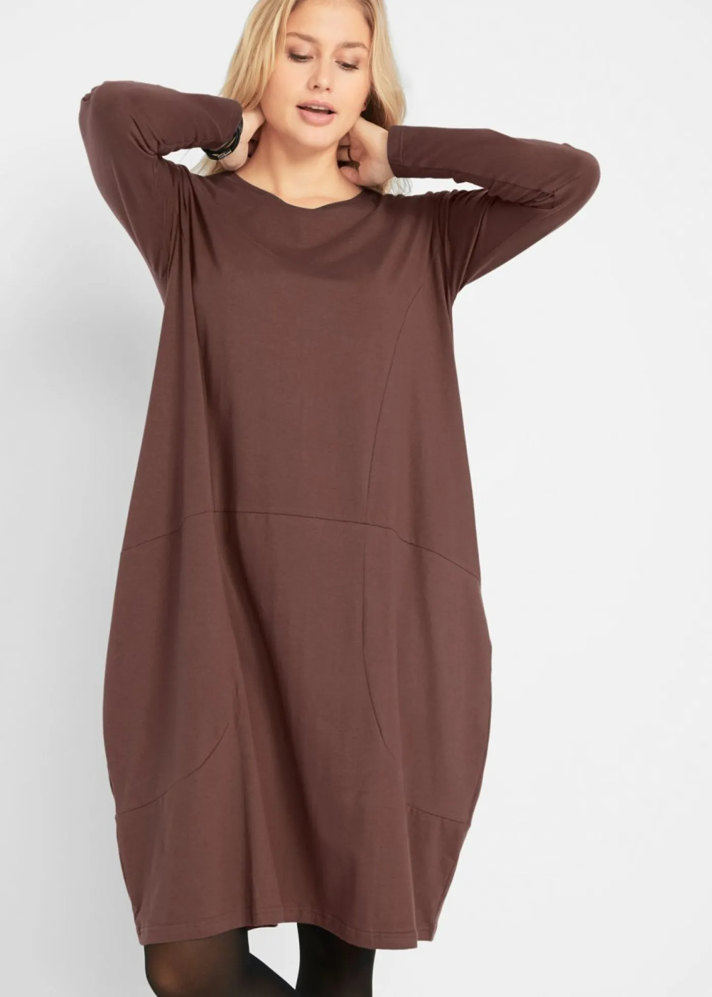 Clearance Vestido de punto con forma en O Mujer Vestidos