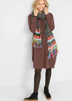 Clearance Vestido de punto con forma en O Mujer Vestidos