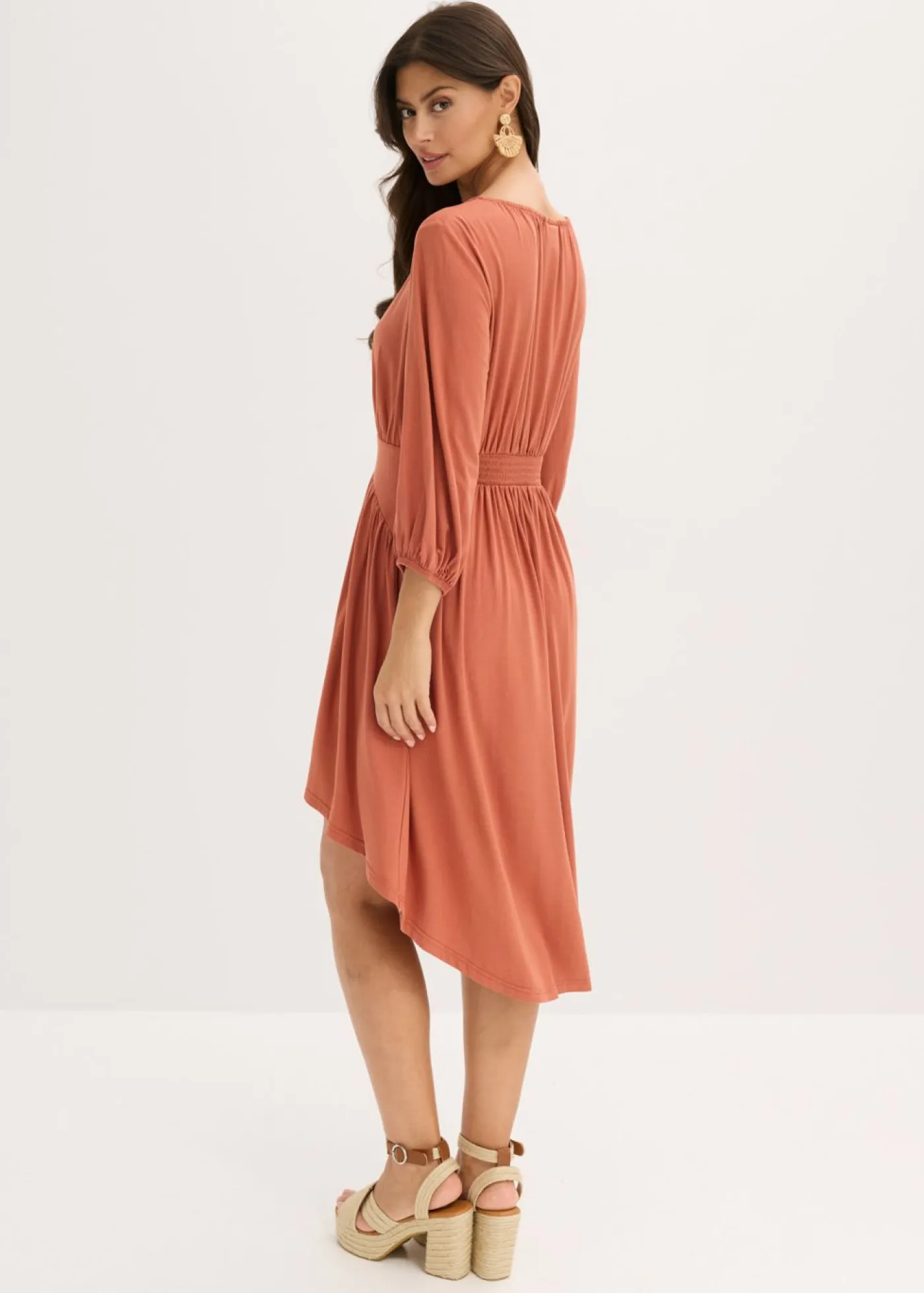 Sale Vestido de punto con fruncidos Mujer Vestidos