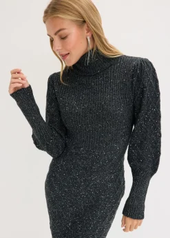 Online Vestido de punto con lentejuelas Mujer Vestidos|Ropa De Punto