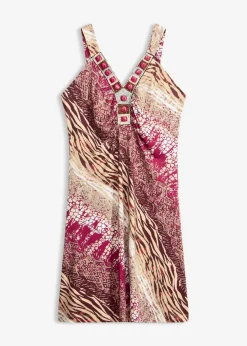 Discount Vestido de punto con línea en A Mujer Vestidos|Novedades