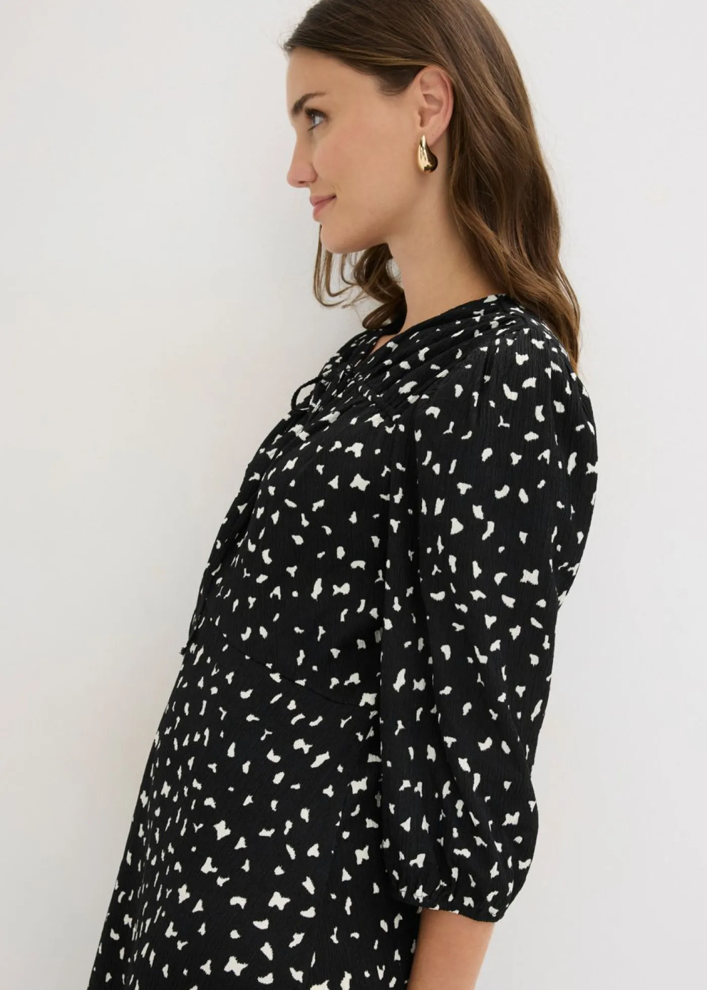 Discount Vestido de punto con línea en A Mujer Vestidos