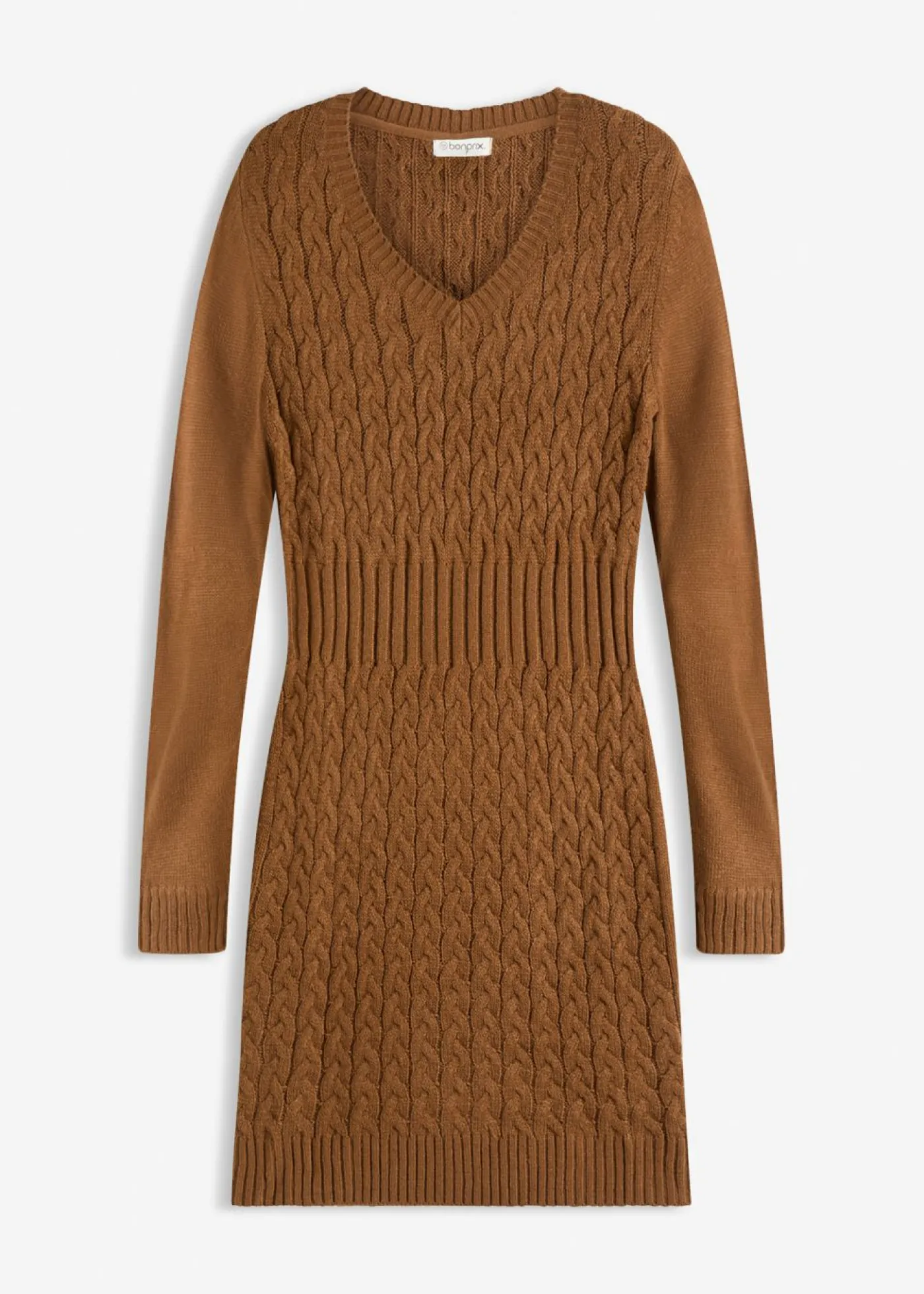 Discount Vestido de punto con patrón trenzado Mujer Vestidos|Ropa De Punto