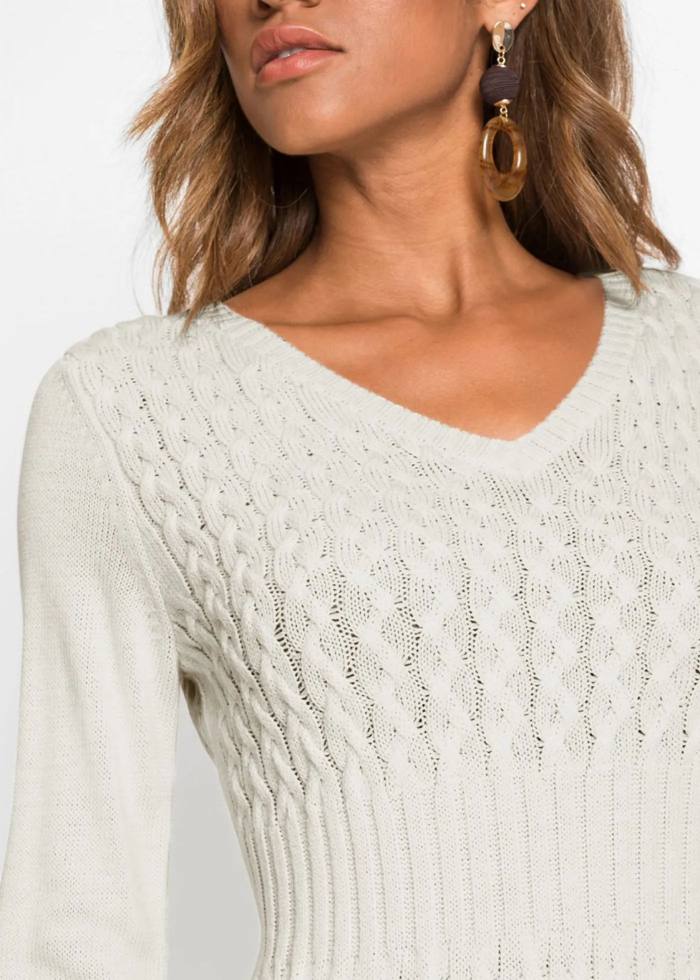 Online Vestido de punto con patrón trenzado Mujer Vestidos|Ropa De Punto