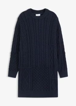 Clearance Vestido de punto con patrón trenzado Mujer Vestidos|Ropa De Punto