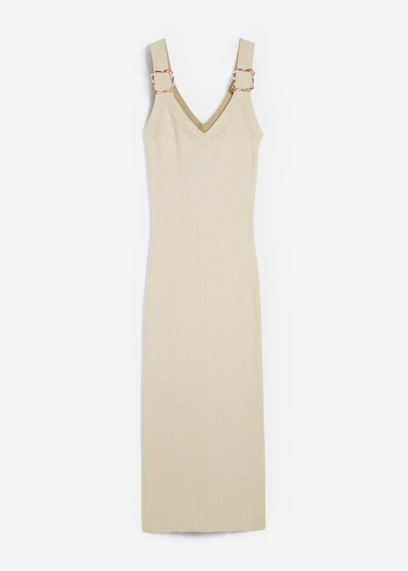 Outlet Vestido de punto con seda Mujer Premium|Vestidos