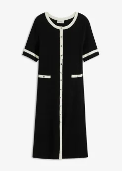 Sale Vestido de punto con viscosa Mujer Vestidos|Novedades