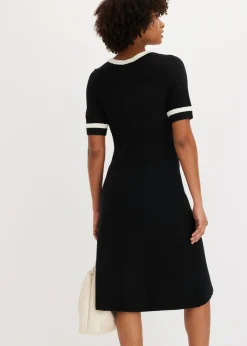 Sale Vestido de punto con viscosa Mujer Vestidos|Novedades