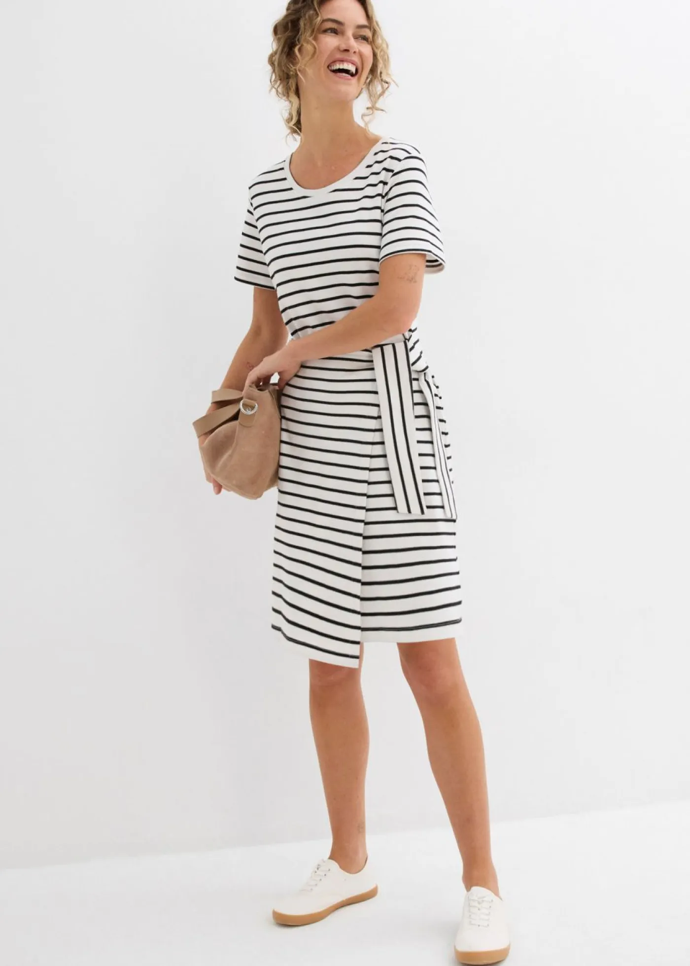 Discount Vestido de punto de algodón puro Mujer Vestidos
