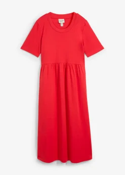 Sale Vestido de punto de algodón puro Mujer Vestidos|Novedades