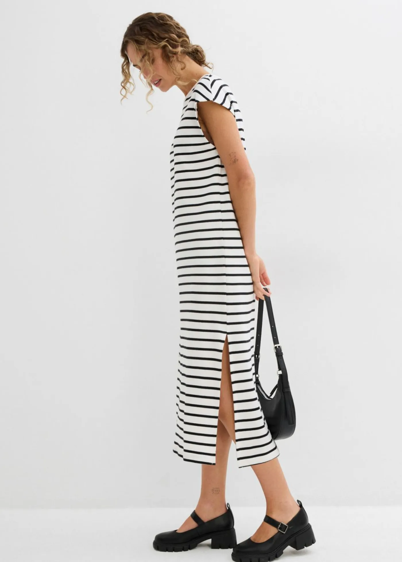 Vestido de punto de algodón puro Mujer Vestidos