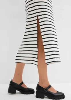 Vestido de punto de algodón puro Mujer Vestidos