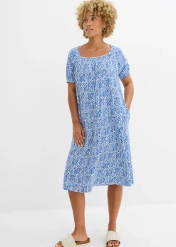 Vestido de punto de algodón orgánico puro Mujer Vestidos