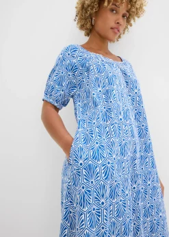 Vestido de punto de algodón orgánico puro Mujer Vestidos