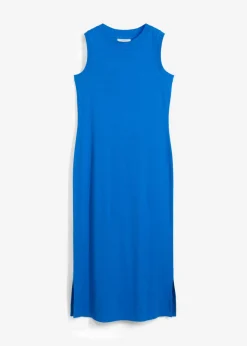 Online Vestido de punto de algodón con elástico Mujer Vestidos