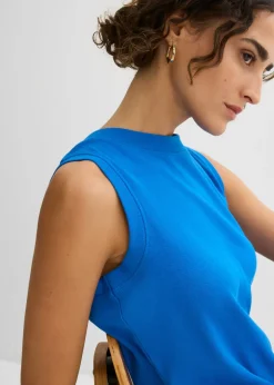 Online Vestido de punto de algodón con elástico Mujer Vestidos