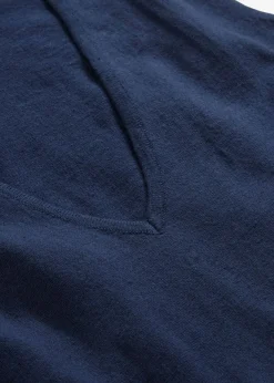 Vestido de punto de algodón puro Mujer Esenciales|Vestidos