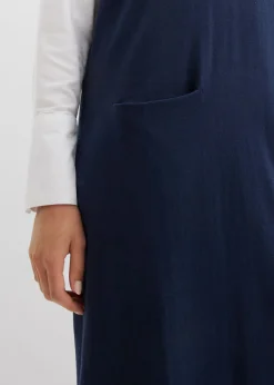Vestido de punto de algodón puro Mujer Esenciales|Vestidos