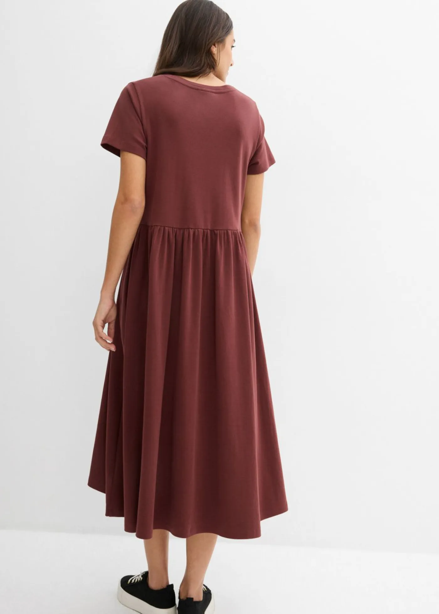 Outlet Vestido de punto de algodón orgánico puro Mujer Vestidos