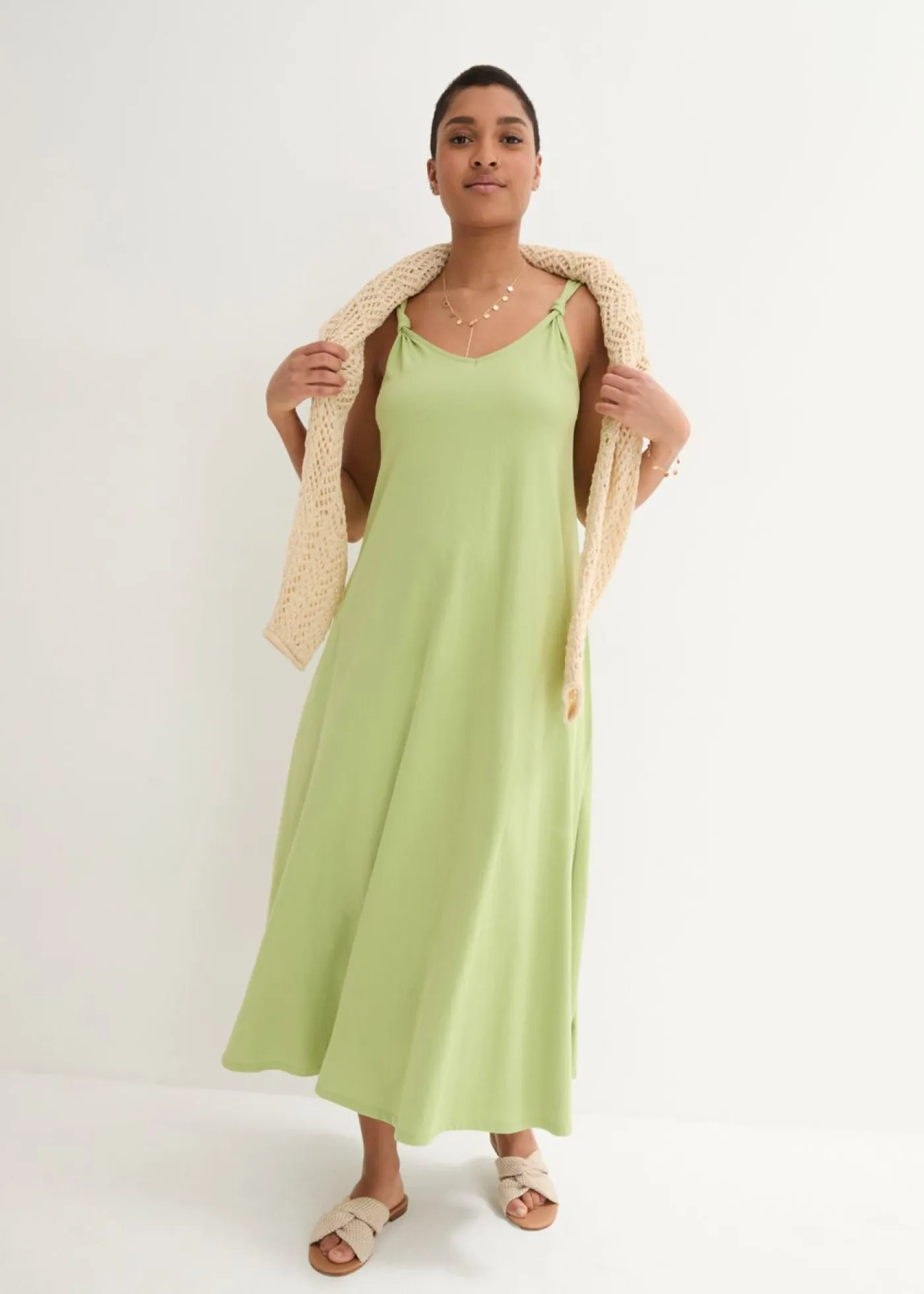 Best Vestido de punto de algodón puro Mujer Vestidos