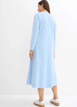 Sale Vestido de punto de algodón orgánico puro pesado Mujer Básicos|Vestidos