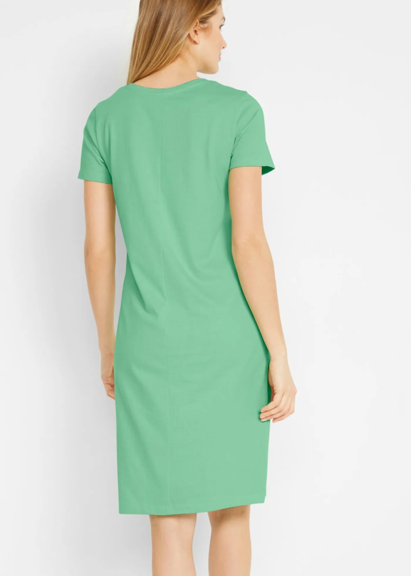 Outlet Vestido de punto de algodón puro (2 unidades) Mujer Básicos|Vestidos