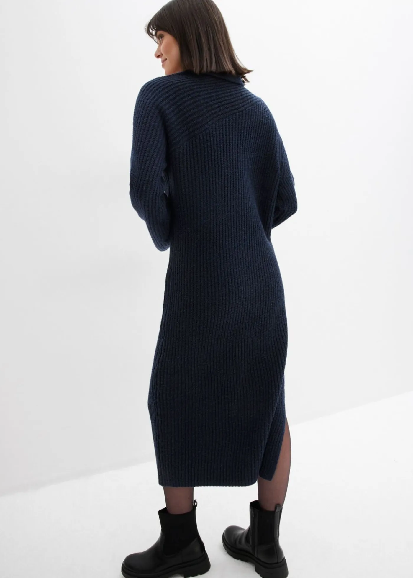 Online Vestido de punto de canalé Mujer Vestidos|Ropa De Punto