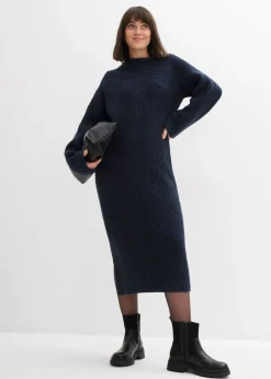 Online Vestido de punto de canalé Mujer Vestidos|Ropa De Punto
