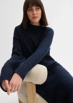 Online Vestido de punto de canalé Mujer Vestidos|Ropa De Punto