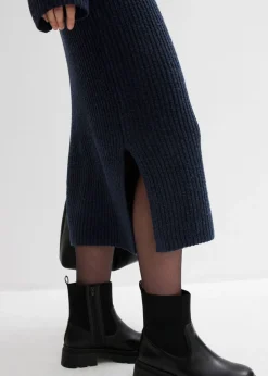 Online Vestido de punto de canalé Mujer Vestidos|Ropa De Punto