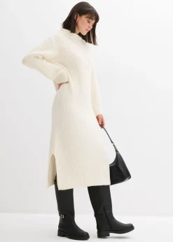 New Vestido de punto de canalé Mujer Vestidos|Ropa De Punto