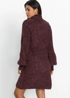 Best Vestido de punto de chenilla de poliéster reciclado Mujer Vestidos|Ropa De Punto