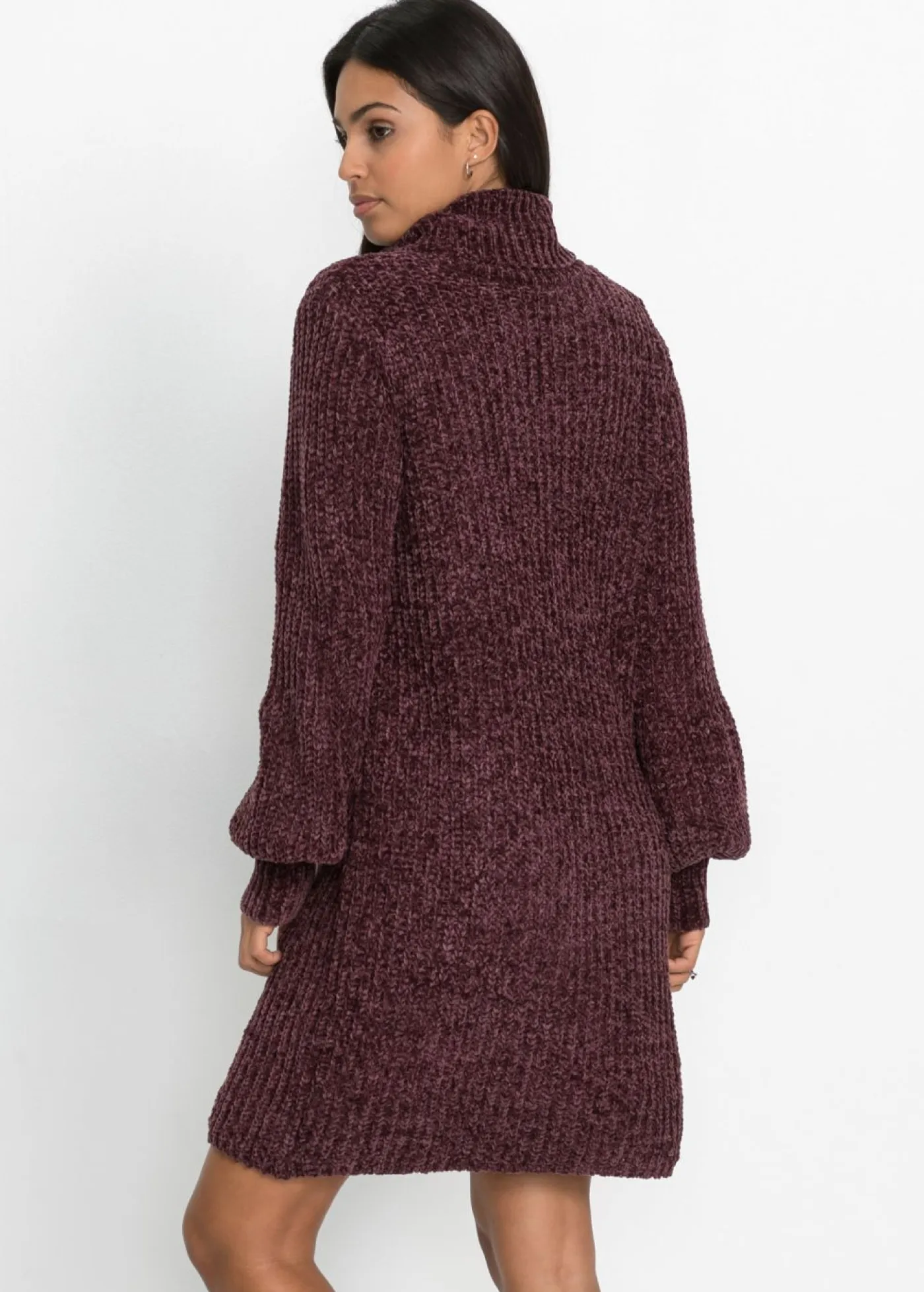 Best Vestido de punto de chenilla de poliéster reciclado Mujer Vestidos|Ropa De Punto