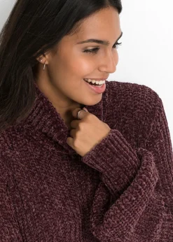 Best Vestido de punto de chenilla de poliéster reciclado Mujer Vestidos|Ropa De Punto