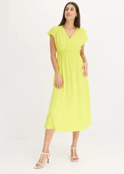 Hot Vestido de punto de crepé ligero Mujer Vestidos