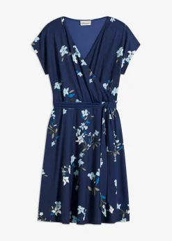 Discount Vestido de punto de diseño cruzado Mujer Vestidos