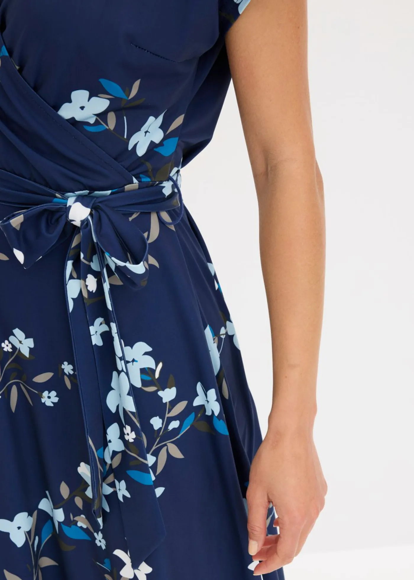 Discount Vestido de punto de diseño cruzado Mujer Vestidos