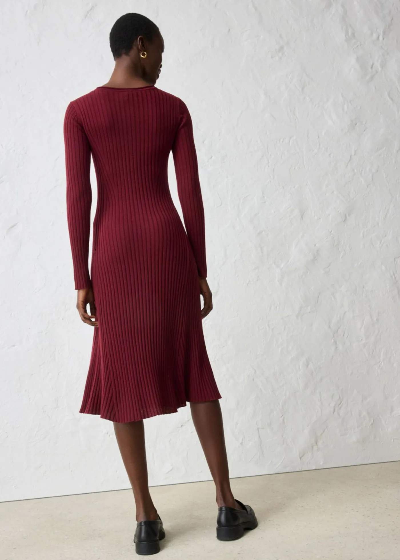 Best Vestido de punto de lana merina Mujer Premium|Vestidos