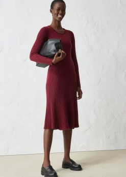 Best Vestido de punto de lana merina Mujer Premium|Vestidos
