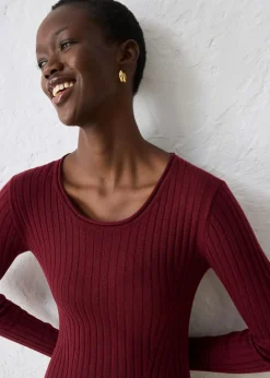 Best Vestido de punto de lana merina Mujer Premium|Vestidos