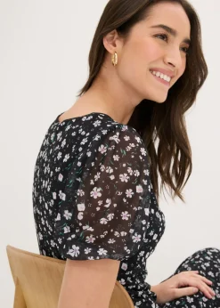 Clearance Vestido de punto de malla fina Mujer Vestidos|Novedades