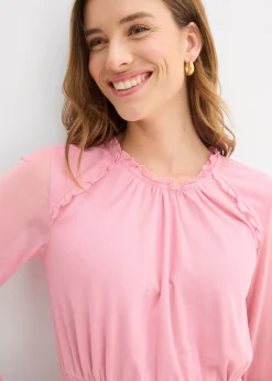 Vestido de punto de malla fina Mujer Vestidos|Novedades