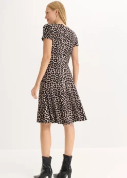 Best Vestido de punto de mezcla de viscosa Mujer Vestidos