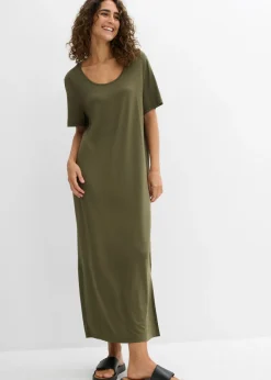 Online Vestido de punto de mezcla de viscosa fluida Mujer Vestidos