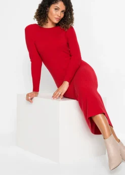 Vestido de punto de mezcla de viscosa Mujer Vestidos|Ropa De Punto